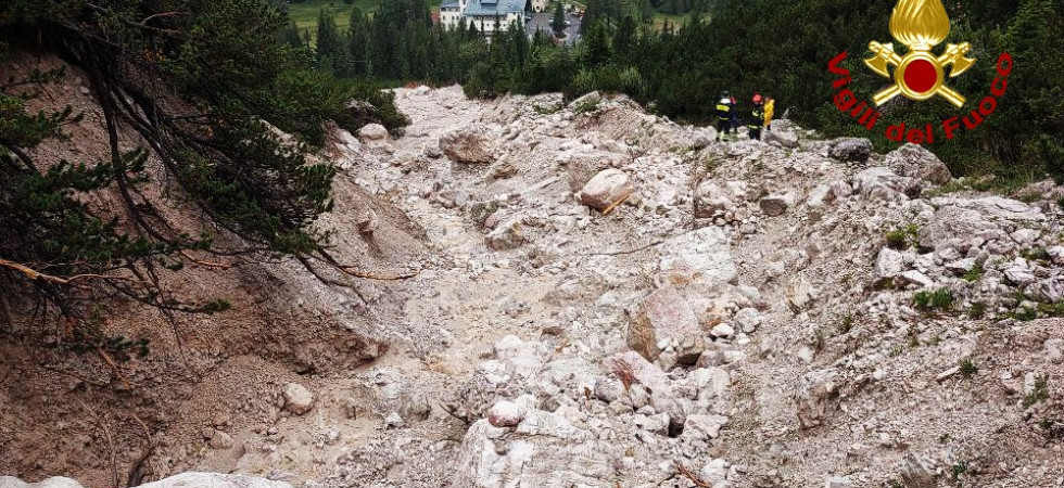 Frana al Passo Tre Corci, via libera al vallo di 120 metri per bloccare le colate detritiche